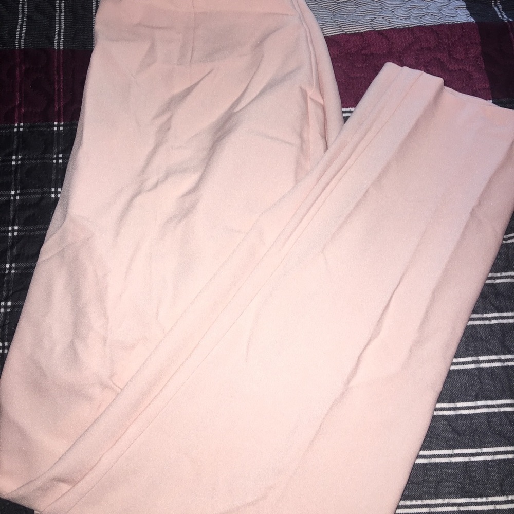Trousers in nude/blush size 10